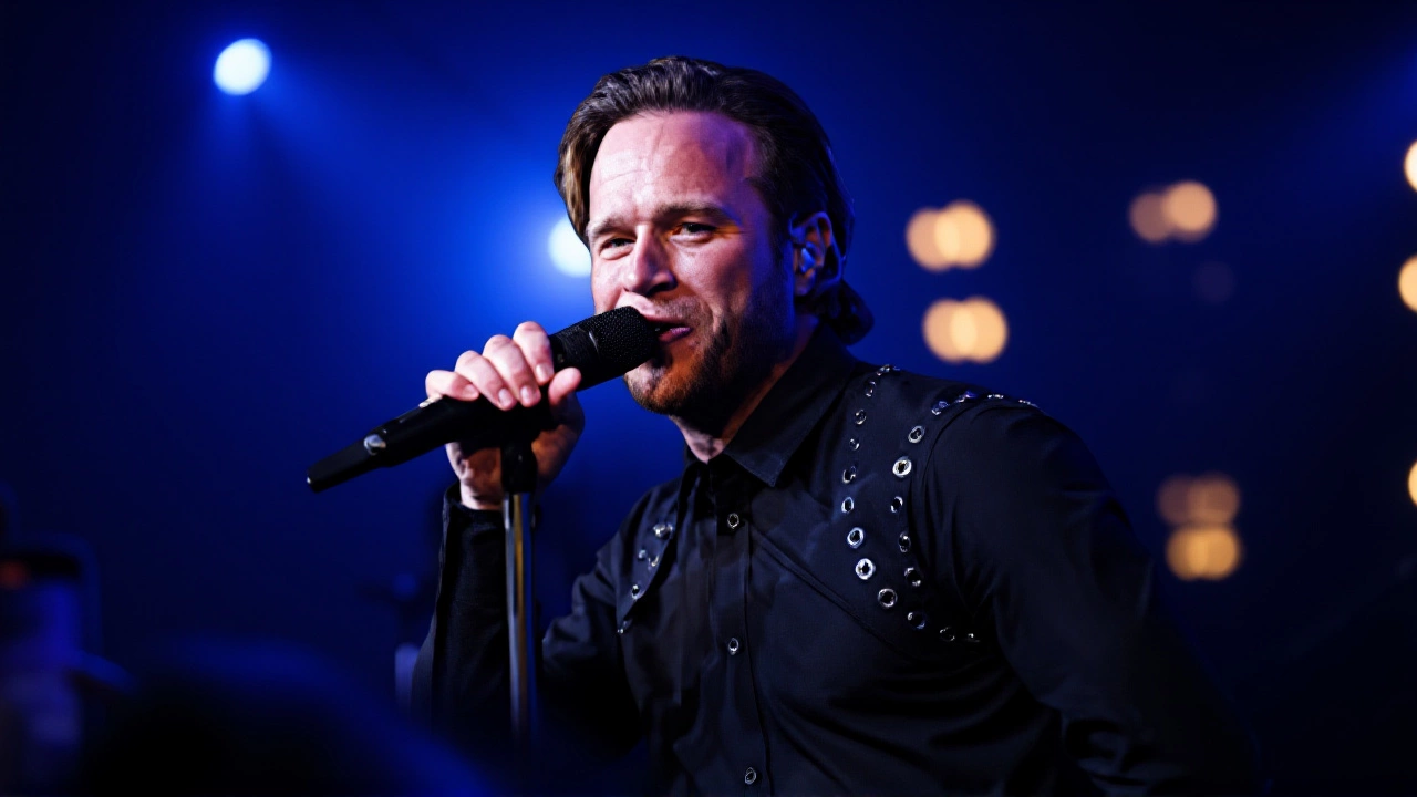 Olly Murs performs at 2025 Adobe Women's FA Cup Final at Wembley